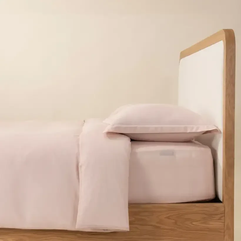 %100 TENCEL™ Nevresim Seti 260x240 cm Pudra - Celine Serisi - 