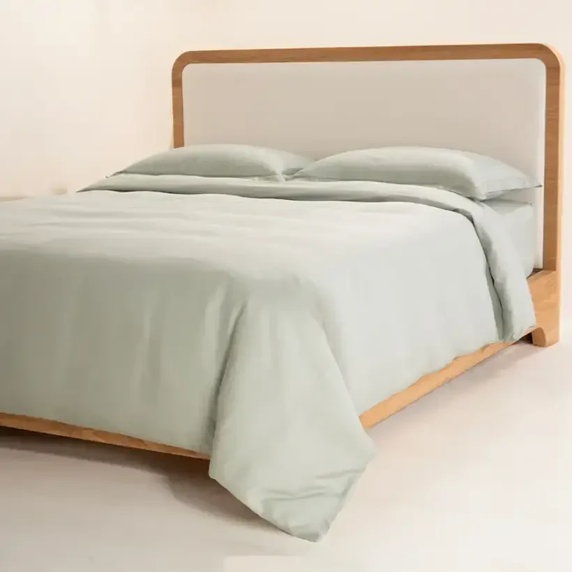 %100 TENCEL™ Nevresim Seti 260x240 cm Su Yeşili - Celine Serisi - 