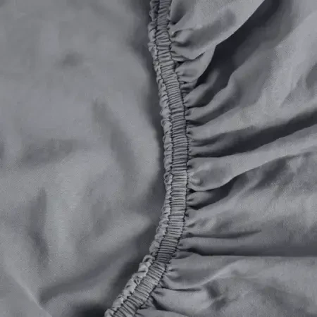 Microfiber Kumaş Çift Kişilik Gri Yastık Yorgan Seti - Colors in Comfort - 9