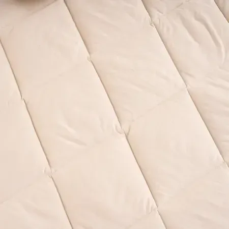 Microfiber Kumaş Çift Kişilik Krem Yastık Yorgan Seti - Colors in Comfort - 8