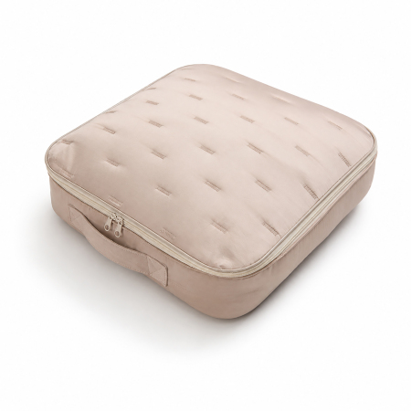 Serin Etkili Battaniye ve Yastık Kılıfı Seti Bej - Cool Summer Blanket - 5