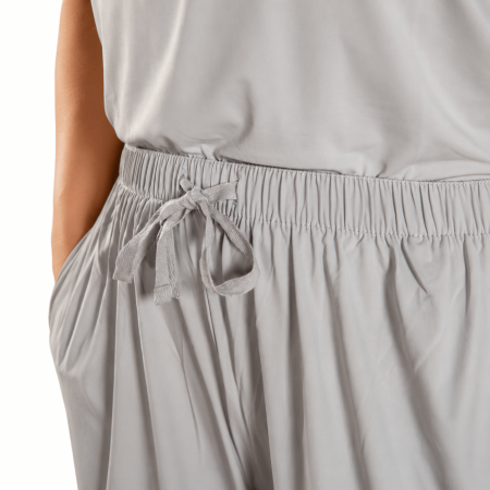 Cooling Jersey Kadın Pijama Takımı - Gri - 4