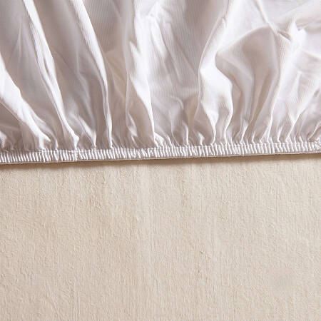 Cooling Sheet Beyaz Çift Kişilik Lastikli Çarşaf Seti - OTHELLO (1)