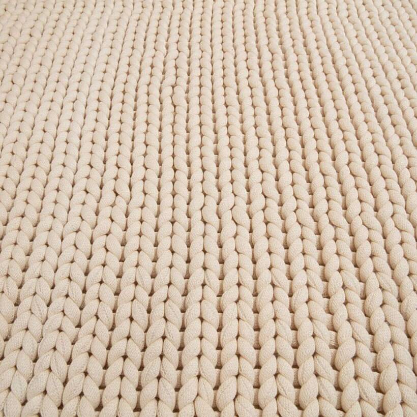 Cordelia Ağırlıklı Battaniye 127x152 cm - Naturel - 