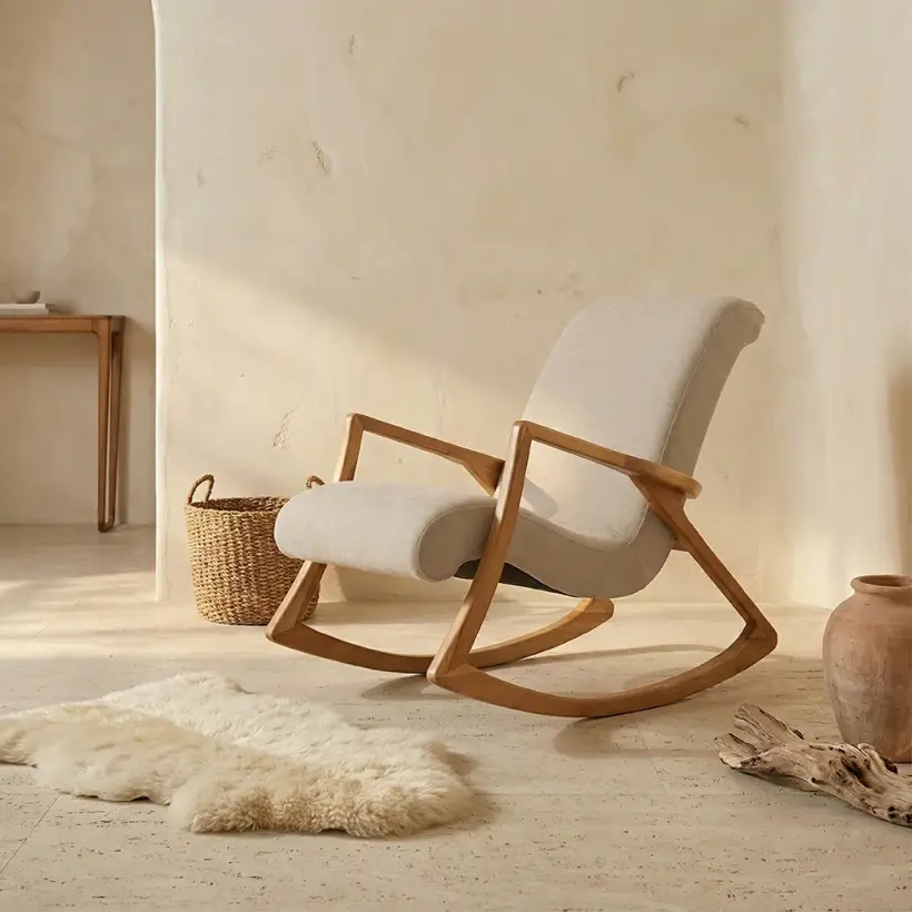 Diane Sallanan Sandalye 68x100x87 cm Taş - Penelope