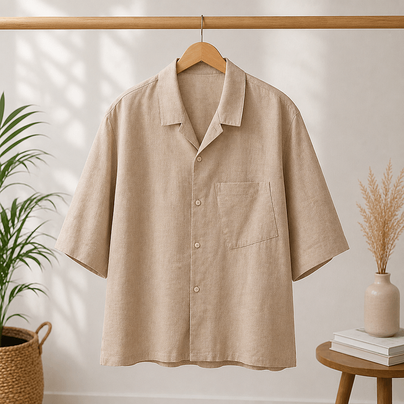Diego Keten Gömlek Natural L-Xl - 
