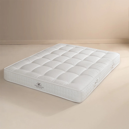 Doğal Pamuk, 1.000 Count Pocket Yay Sistemli, El Yapımı Yatak - Pure White - 8