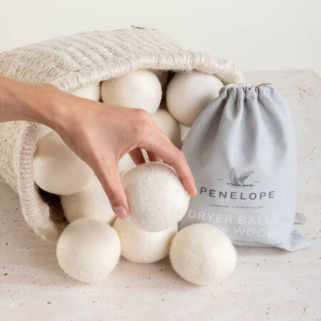 %100 Doğal Yün 3'lü Çamaşır Kurutma Topu - Penelope (1)