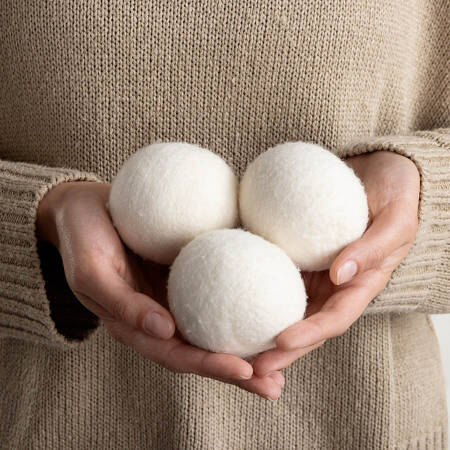 %100 Doğal Yün 3'lü Çamaşır Kurutma Topu - 3