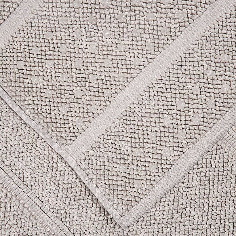Dora Kaydırmaz Taban Bej Banyo Paspası - 50x80 cm - 