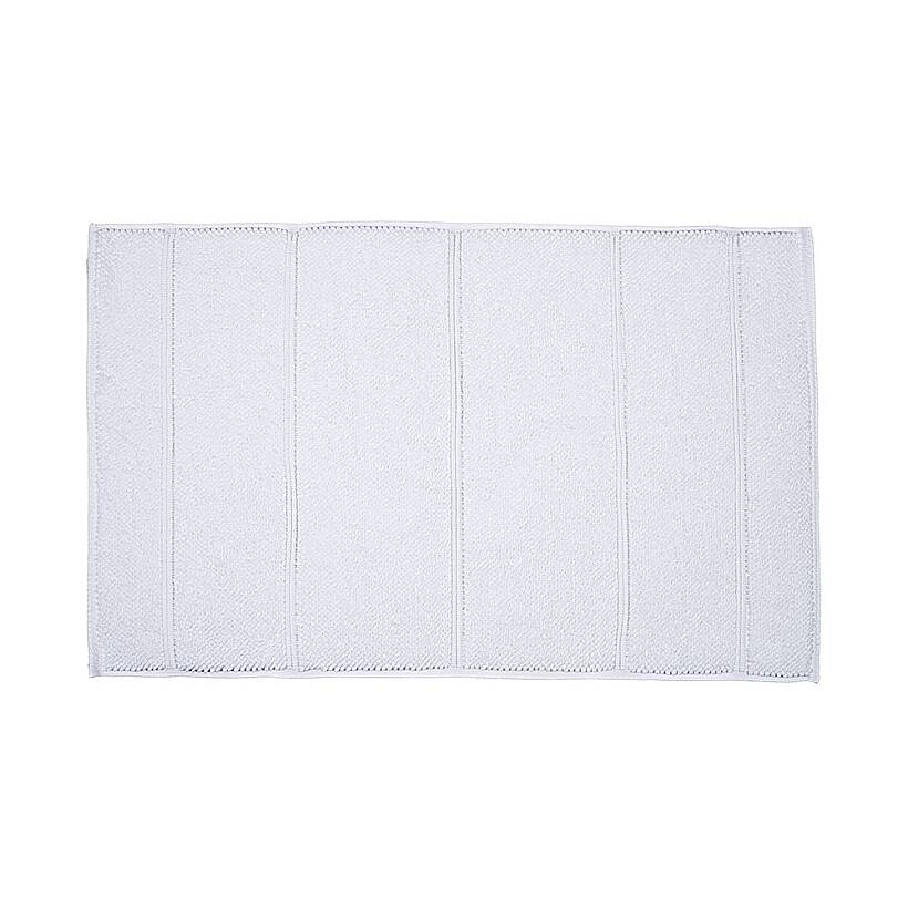 Dora Kaydırmaz Taban Beyaz Banyo Paspası - 50x80 cm - 