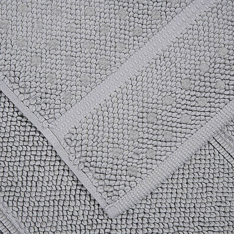 Dora Kaydırmaz Taban Gri Banyo Paspası - 50x80 cm - 