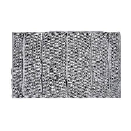 Dora Kaydırmaz Taban Gri Banyo Paspası - 50x80 cm - 3