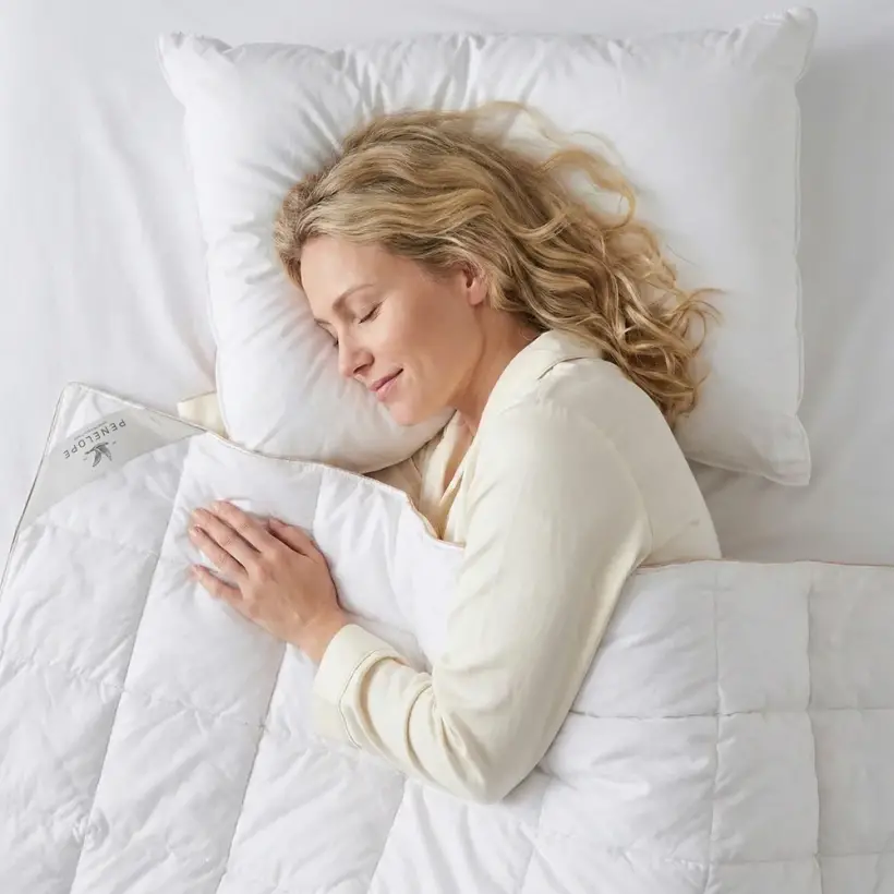 6,5 Tog %100 Kaz Tüyü Tek Kişilik Yorgan 155x215 cm - Dove Serisi - Penelope