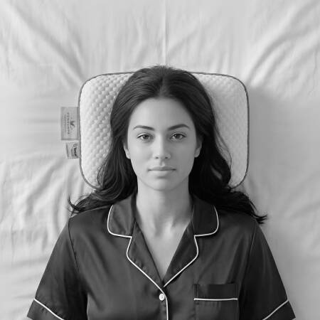 Ortopedik Boyun Destekli Karbon Yastık - Dream Away Serisi - Penelope