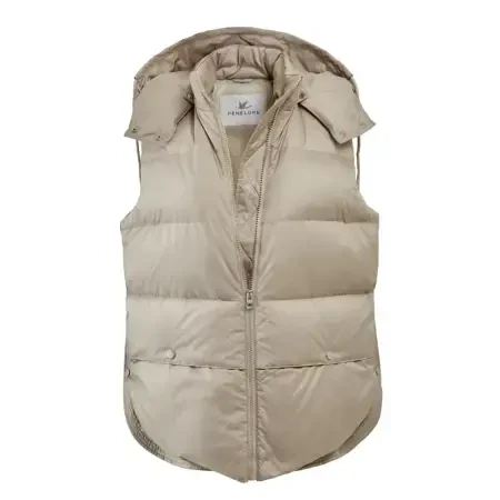 %100 Kaz Tüyü Eira Kadın Yelek - Bej/S - PENELOPE (1)