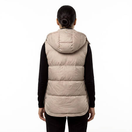 %100 Kaz Tüyü Eira Kadın Yelek - Bej/S - 3