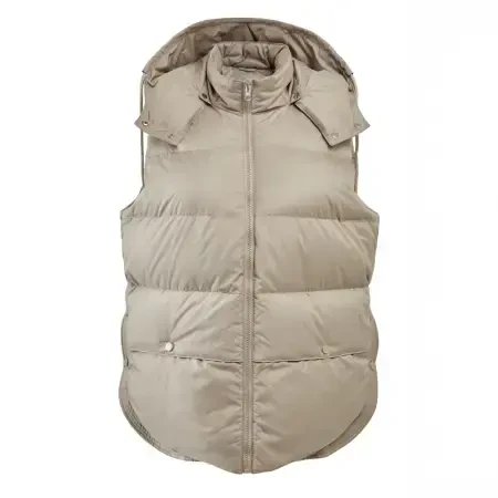 %100 Kaz Tüyü Eira Kadın Yelek - Bej/XL - 8