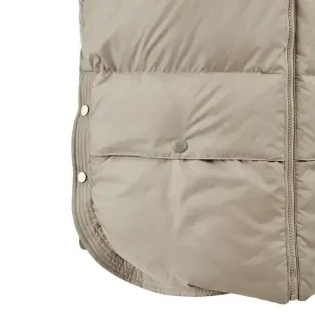 %100 Kaz Tüyü Eira Kadın Yelek - Bej/XL - 10