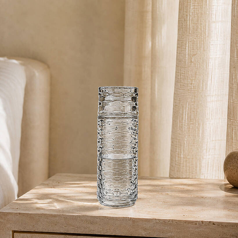 Elena Başucu Sürahisi 730 ml - Füme - 