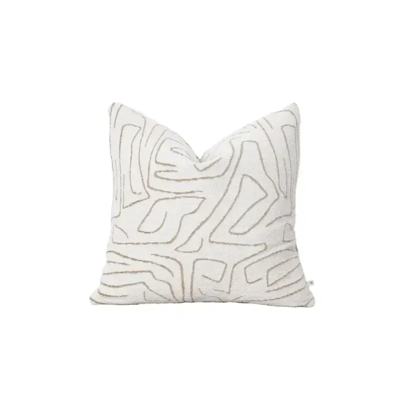 Elera Kırlent Kılıfı 45x45 cm Ekru-Bej - PENELOPE