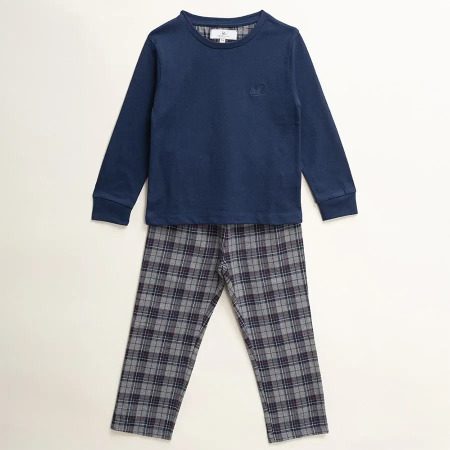 Erkek Çocuk Pijama Takımı Lacivert - PENELOPE (1)