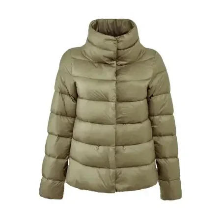 %100 Kaz Tüyü Fiora Kadın Kısa Mont - Bej/L - 3