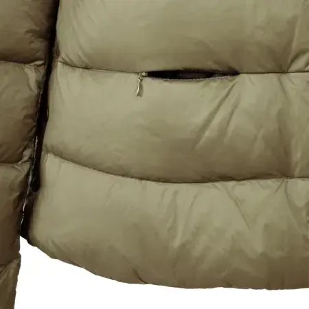 %100 Kaz Tüyü Fiora Kadın Kısa Mont - Bej/S - 4