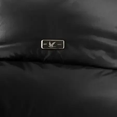 %100 Kaz Tüyü Fiora Kadın Kısa Mont - Siyah /L - 6