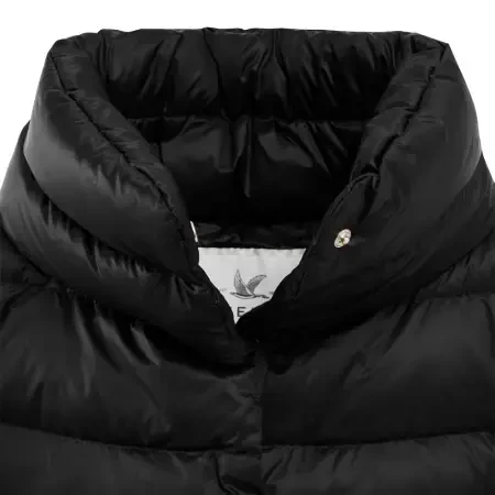 %100 Kaz Tüyü Fiora Kadın Kısa Mont - Siyah /XL - 7