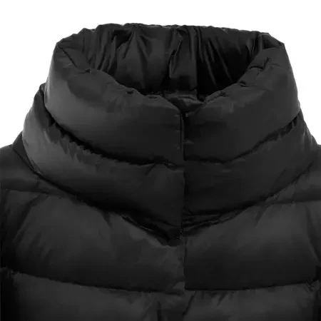 %100 Kaz Tüyü Fiora Kadın Kısa Mont - Siyah /XL - 8