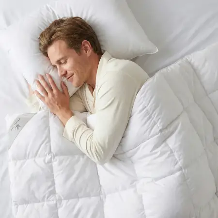 8,5 Tog %100 Kaz Tüyü Battal Boy Yorgan 220x240 cm - Gold Serisi - 1