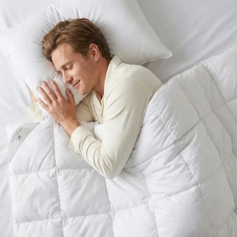 8,5 Tog %100 Kaz Tüyü Battal Boy Yorgan 220x240 cm - Gold Serisi - Penelope