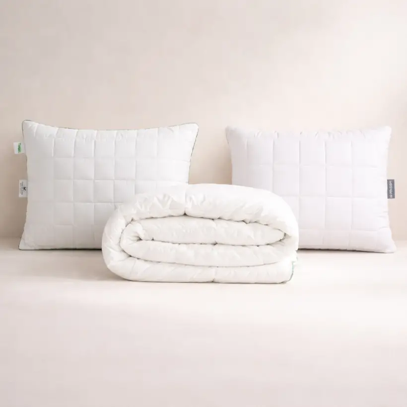 Hafif ve Serin Etkili Vegan Çift Kişilik Konfor Seti - Penelope