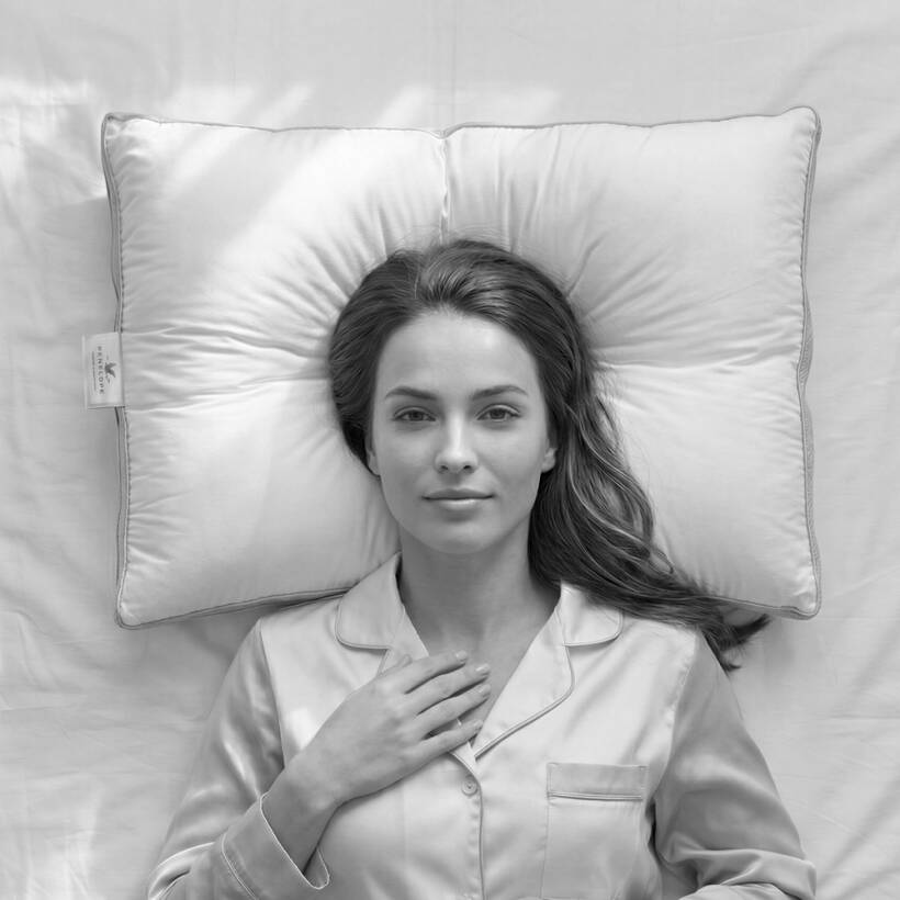 Horlama Önleyici %100 Pamuk Kumaş Yastık - Silent Sleep Plus - Penelope