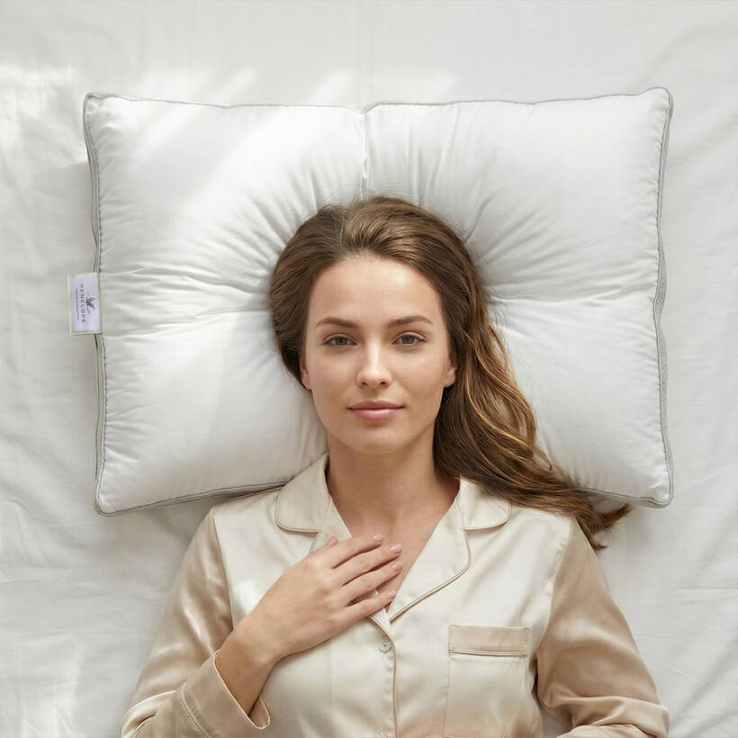 Horlama Önleyici %100 Pamuk Kumaş Yastık - Silent Sleep Plus - Penelope
