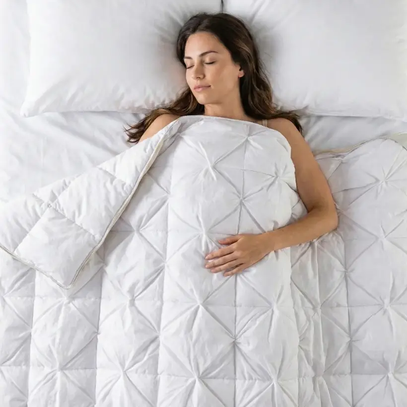 13,5 Tog %100 Kaz Tüyü Battal Boy Yorgan - Innovia Serisi - Penelope