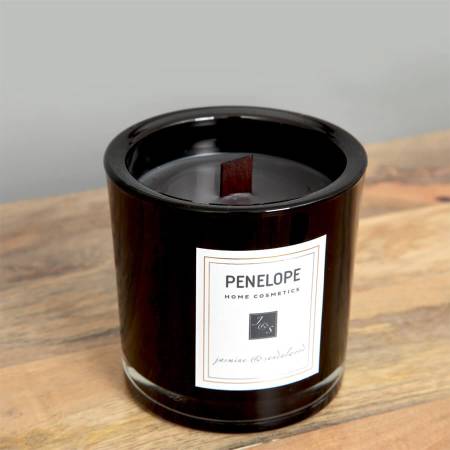 Jasmine And Sandalwood Cam İçi Mum - Siyah - Penelope