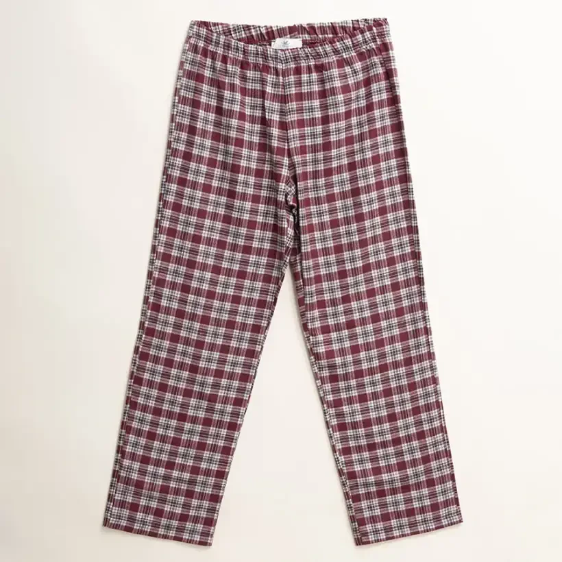 Kadın Pijama Takımı S Bordo - 