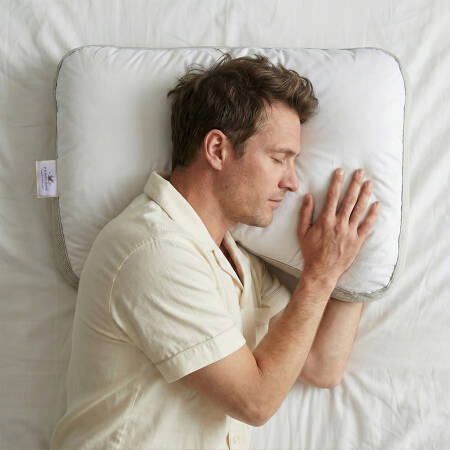 %100 Kaz Tüyü Down Proof Kumaş Medikal Yastık (Yastık Alezli) - Nirvana Serisi - Penelope