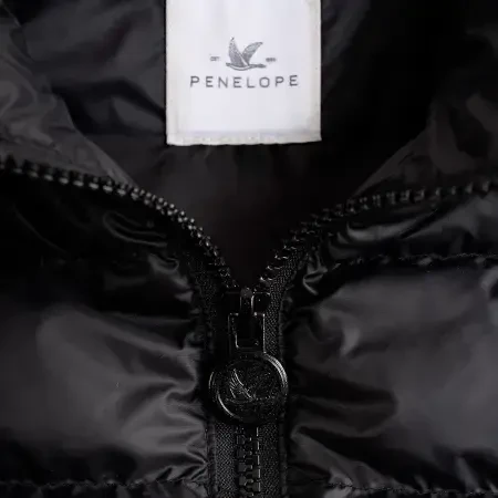 %100 Kaz Tüyü Yelek Siyah XS - Rita Koleksiyonu - 6