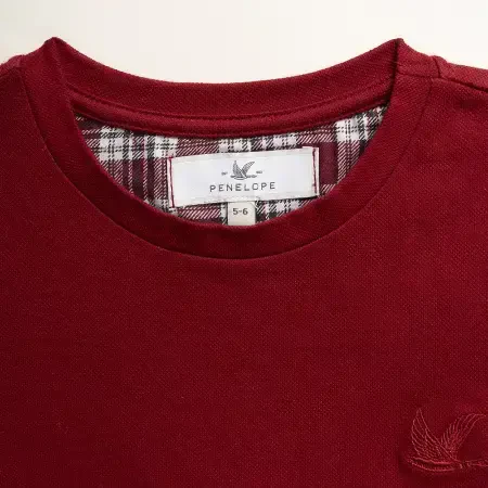 Kız Çocuk Pijama Takımı 7-8 Yaş Bordo - 3