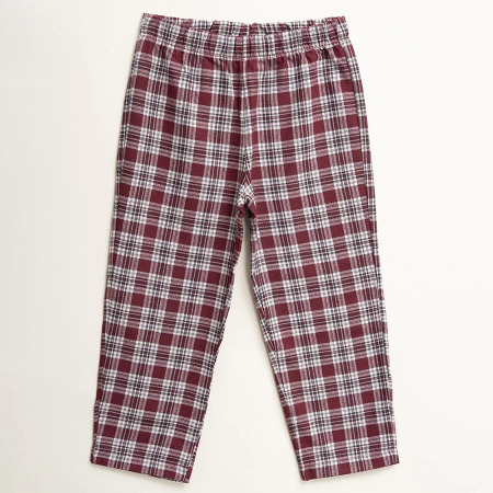 Kız Çocuk Pijama Takımı Bordo - 6