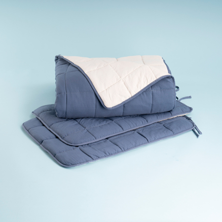 Kullanımı Kolay Çift Kişilik Yastık Alezi Ve Yorgan Seti 220x240 cm Denim - Egeo Life Serisi - 4