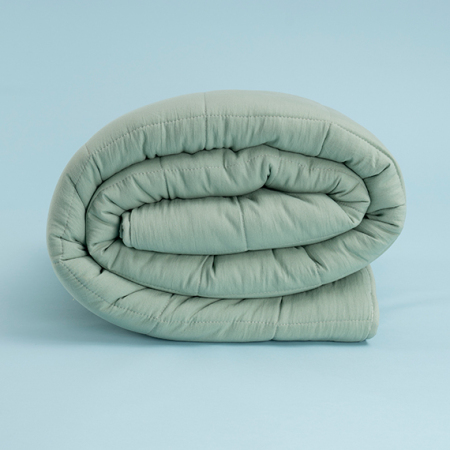 Kullanımı Kolay Çift Kişilik Yastık Alezi Ve Yorgan Seti 220x240 cm Yeşil - Egeo Life Serisi - 8