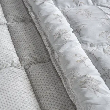 Kullanımı Kolay Çift Kişilik Yorgan 195x215 cm Krem - Dormio Bloom Serisi - 4