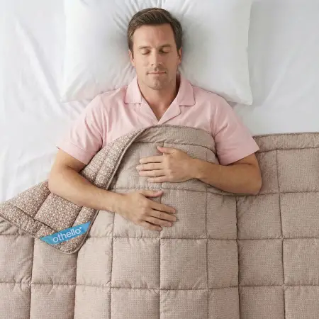 Kullanımı Kolay Çift Kişilik Yorgan 195x215 cm Turuncu - Dormio Trigo Serisi - 1