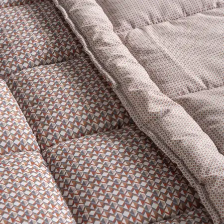 Kullanımı Kolay Çift Kişilik Yorgan 195x215 cm Turuncu - Dormio Trigo Serisi - 3