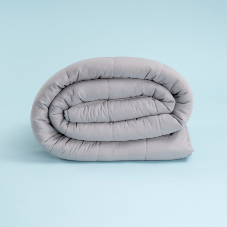 Kullanımı Kolay Tek Kişilik Yastık Alezi Ve Yorgan Seti 170x230 cm Gri - Egeo Life Serisi - 8