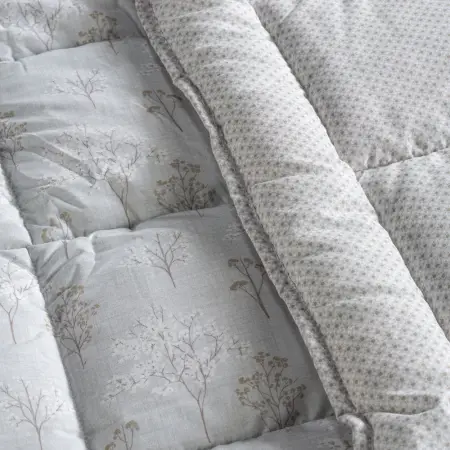 Kullanımı Kolay Tek Kişilik Yorgan 155x215 cm Krem - Dormio Bloom Serisi - 3